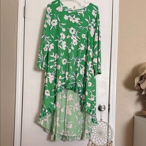 Celeste Green Floral Blouse